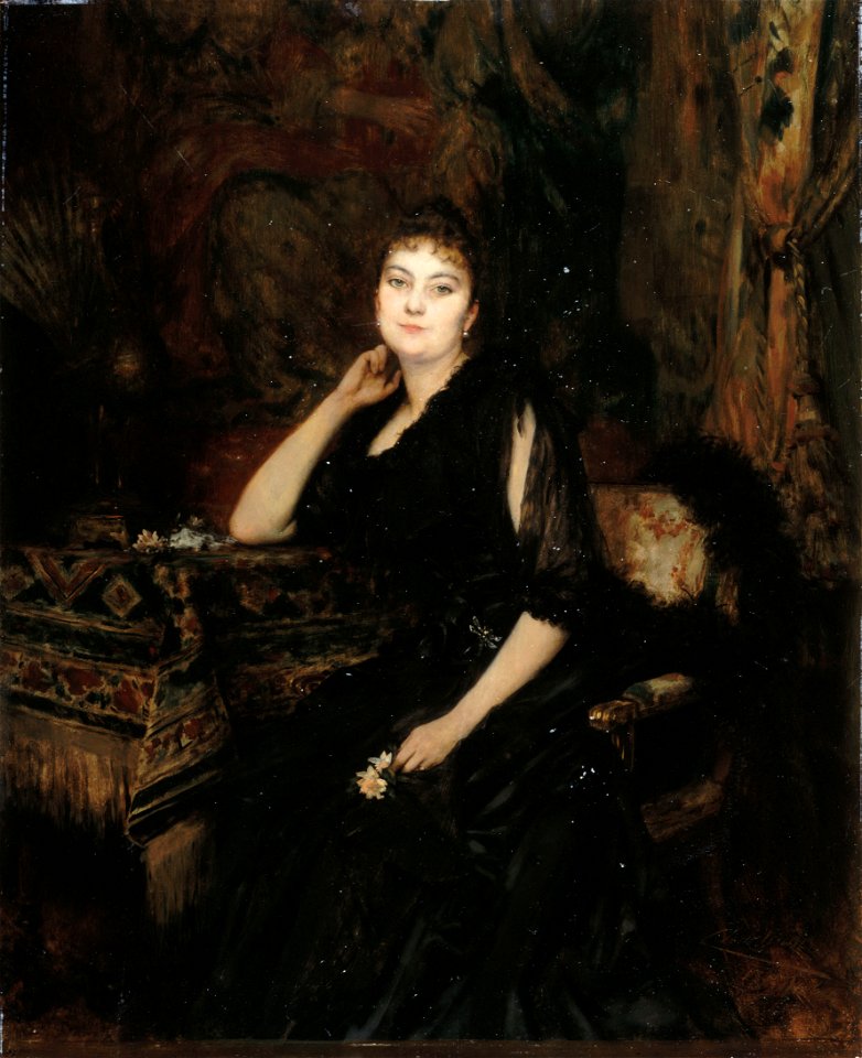 Portrait de Madame Olympe Hériot, née Cyprienne Dubernet - Free Stock ...