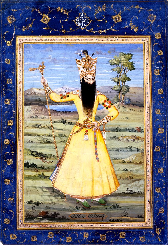 Portraet-af-Fath-Ali-Shah-Qajar