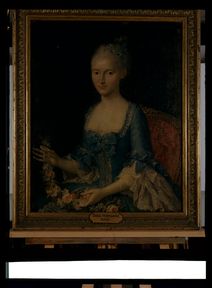 Portrait de Dame - anonyme - musée d'art et d'histoire de Saint-Brieuc, DOC 76