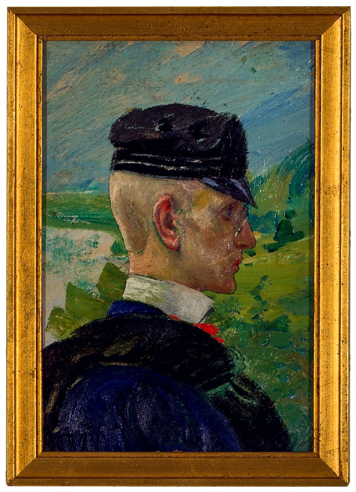 Portrait of a Boy. Study for Morning Prayers (Carl Larsson) - Nationalmuseum - 20659