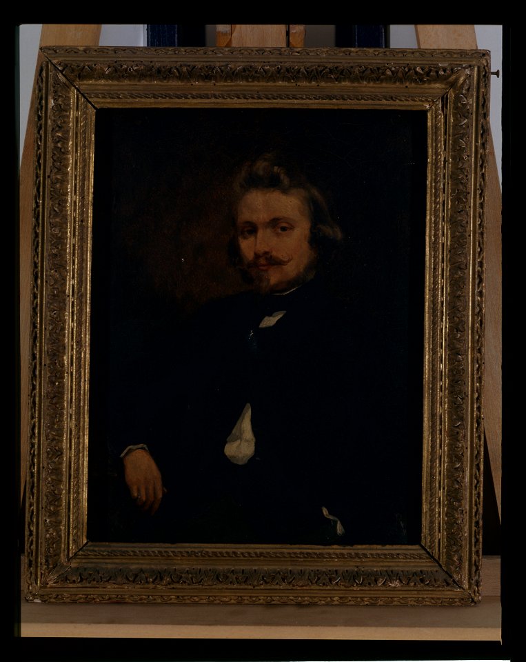 Portrait du peintre - Joseph-René Gouézou - musée d'art et d'histoire de Saint-Brieuc, DOC 114