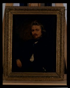 Portrait du peintre - Joseph-René Gouézou - musée d'art et d'histoire de Saint-Brieuc, DOC 114