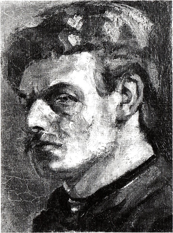 Portrait of a Man with a Moustache by Theo van Doesburg