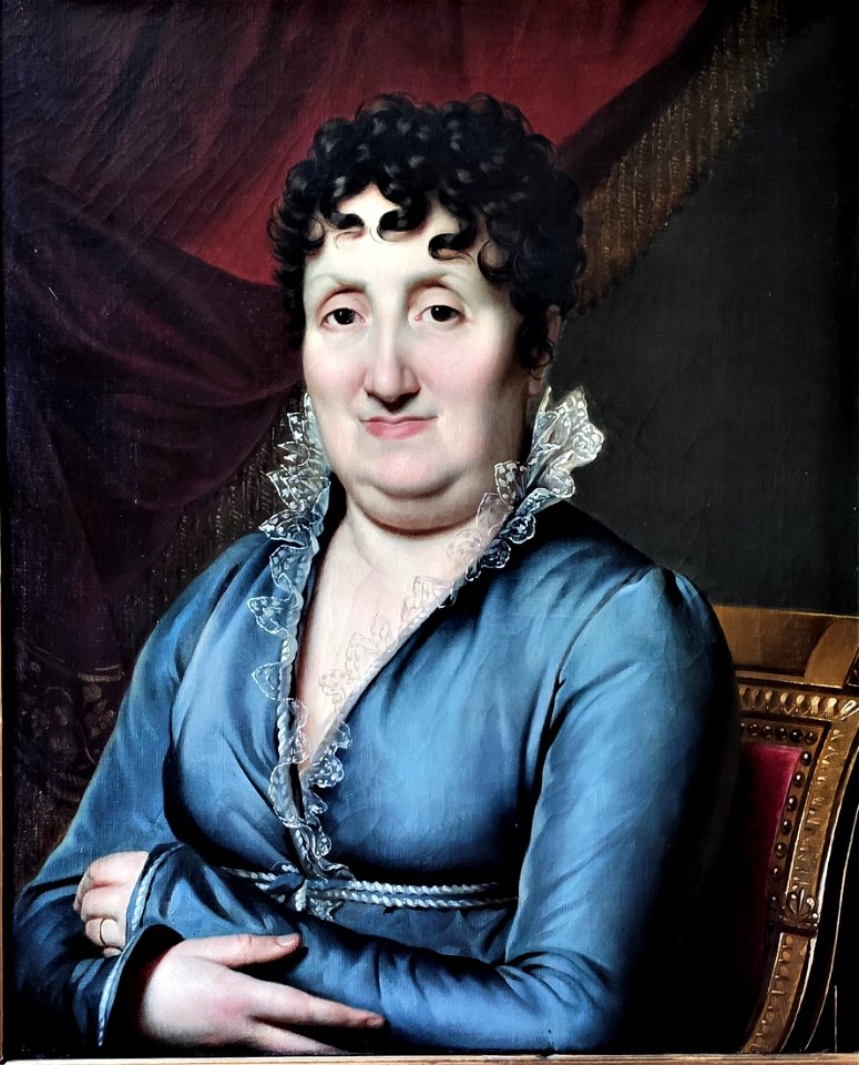 Portrait de Sophie MEYER par son époux Jean-Baptiste Regnault, vers 1820