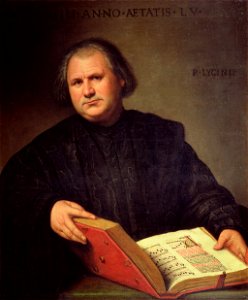 Portrait of a man with a missal by Bernardino Licinio YORAG 738