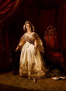 Portrait de l´impératrice du Brésil, Tereza Cristina, da Coleção Brasiliana Iconográfica