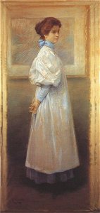Portrait of a Girl. Giorgio Kienerk