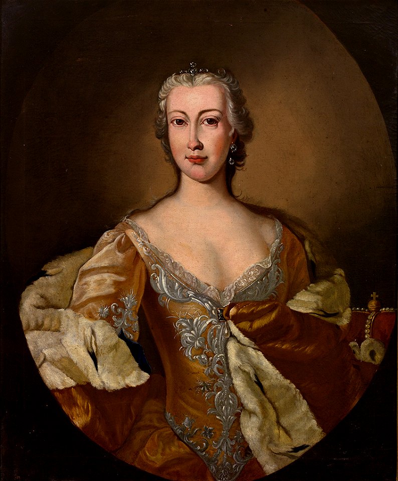 Portrait der jungen Maria Theresia 18Jh