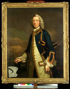 Portrait of a Captain, circa 1750 RMG BHC3109