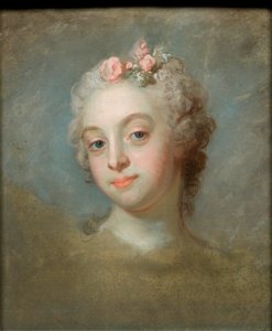 Portrait of a Lady (Gustaf Lundberg) - Nationalmuseum - 24437. Free illustration for personal and commercial use.