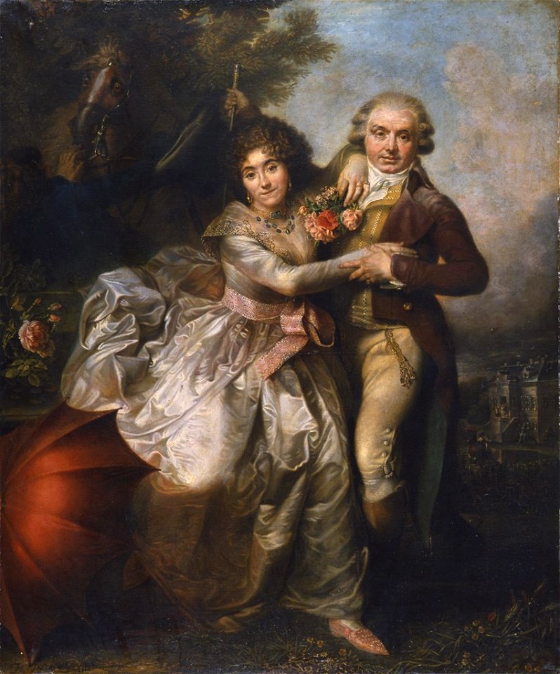 Portrait de Monsieur et Madame Mareilhac à l'impromptu