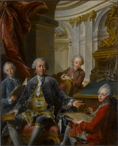 Portrait de Monsieur Carré de Candé et de ses trois fils (jlpw16 0327)