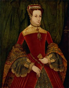 Hans Eworth Portrait of a woman aged 16