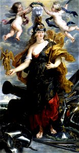 Portrait de Marie de Médicis en reine triomphante ou Portrait de Marie de Médicis en Bellone par Rubens