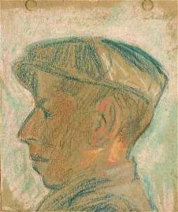 Portrait of a Boy with a Cap by Theo van Doesburg Centraal Museum AB4196