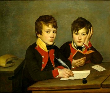 Portrait de Théodore et Edouard Ducos enfants