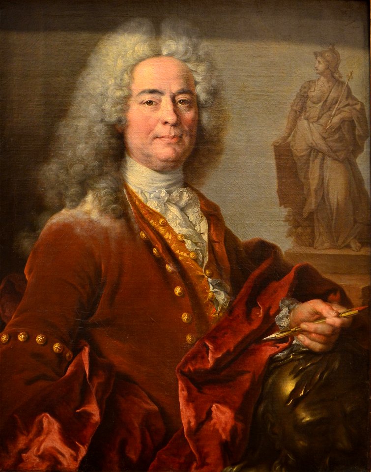 Portrait du sculpteur Jean Thierry - Nicolas de Largillière - Lyon MBA A-2890