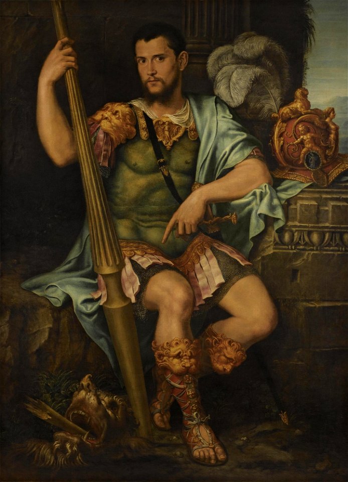 Portrait of a nobleman as Saint George