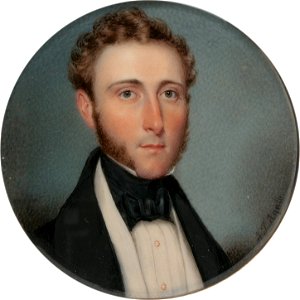 Portrait of a gentleman by Alfred Thomas Agate. Free illustration for personal and commercial use.