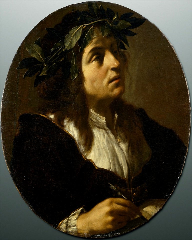 Portrait of a Poet by Francesco del Cairo