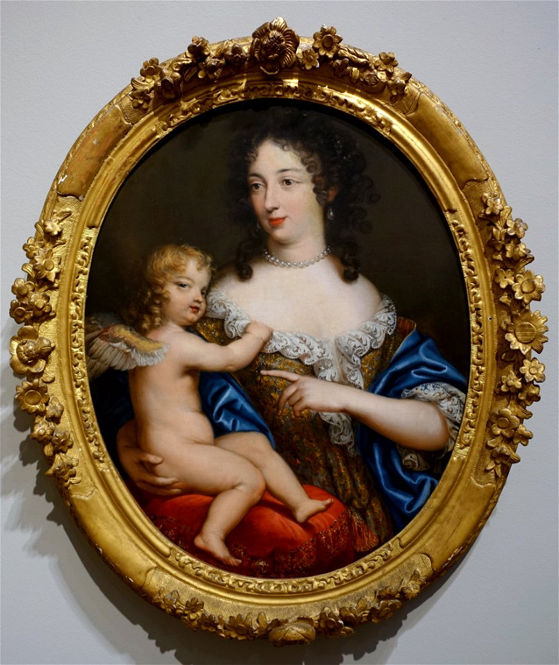 Portrait of a Lady as Venus with Cupid, Pierre Mignard, Paris, 1680s, oil on canvas - Blanton Museum of Art - Austin, Texas - DSC07845