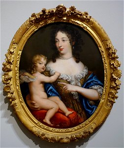 Portrait of a Lady as Venus with Cupid, Pierre Mignard, Paris, 1680s, oil on canvas - Blanton Museum of Art - Austin, Texas - DSC07845