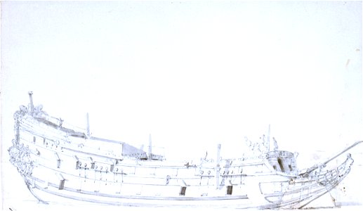 Portrait of a Dutch two-decker RMG PW6835