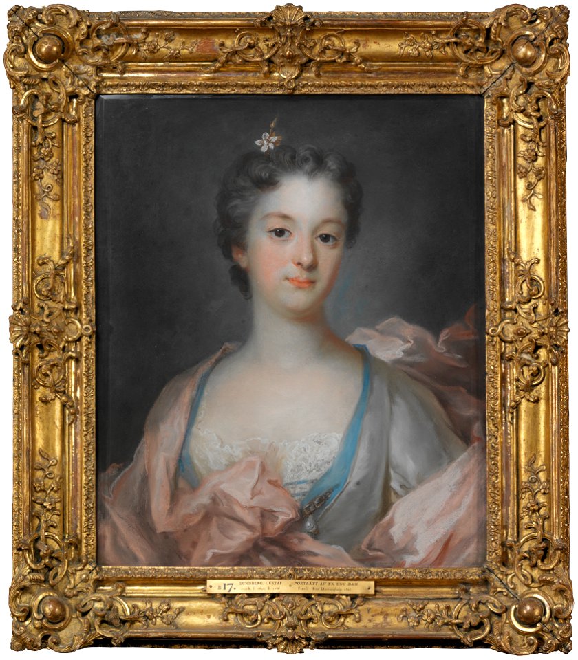 Portrait of a Young Lady (Gustaf Lundberg) - Nationalmuseum - 23957