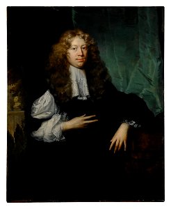 Portrait of a gentleman, three-quarter length 