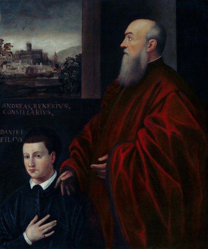 Portrait of a Man and Boy A24728FXD