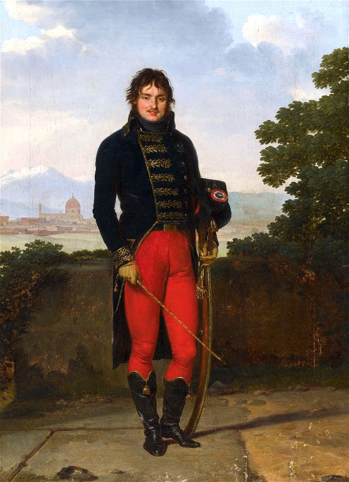 Portrait du commissaire ordonnateur de division Étienne Michaux peint par Louis Gauffier (1762-1801)FXD