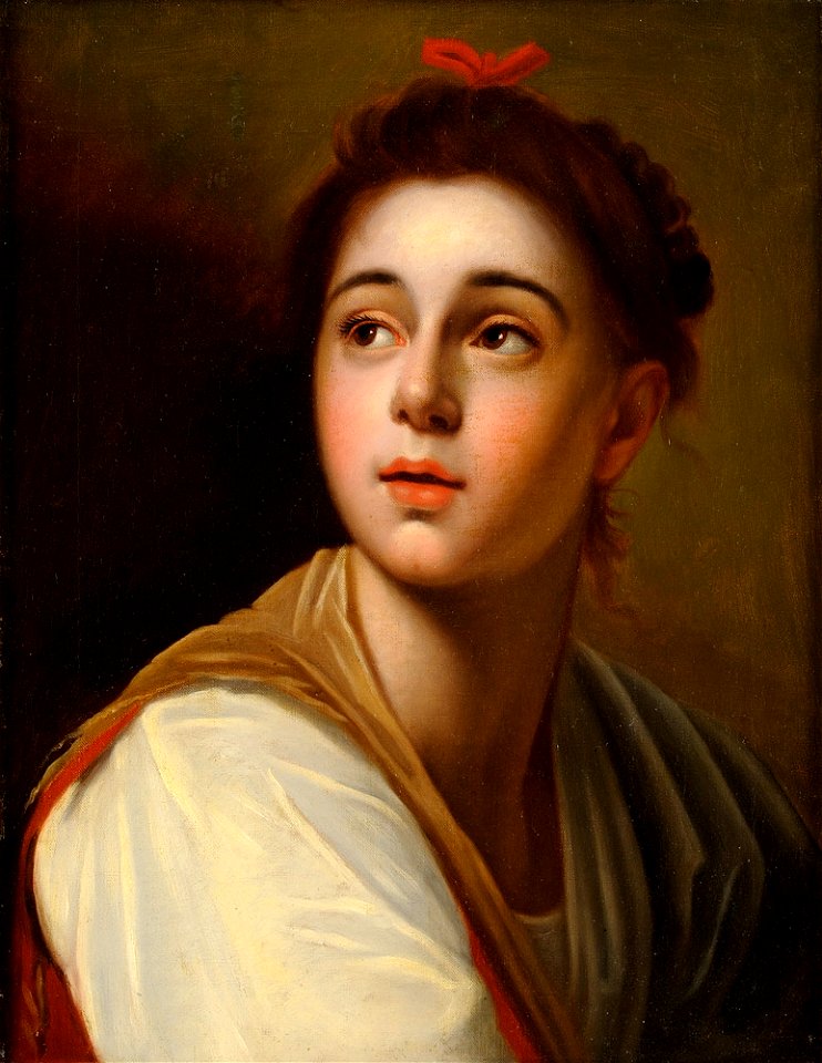 Portrait eines Mädchens 19Jh