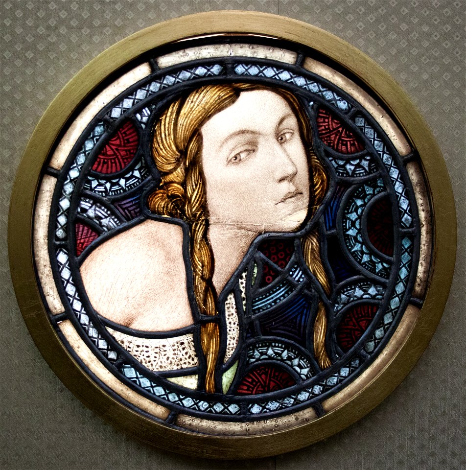Portrait of a girl - design by András Nagy, c 1910