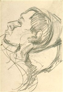 Portrait of a Man Lying Down by Theo van Doesburg Centraal Museum AB4113-O