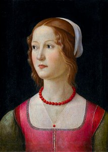Portrait of a Young Woman - Domenico GhirlandaioFXD