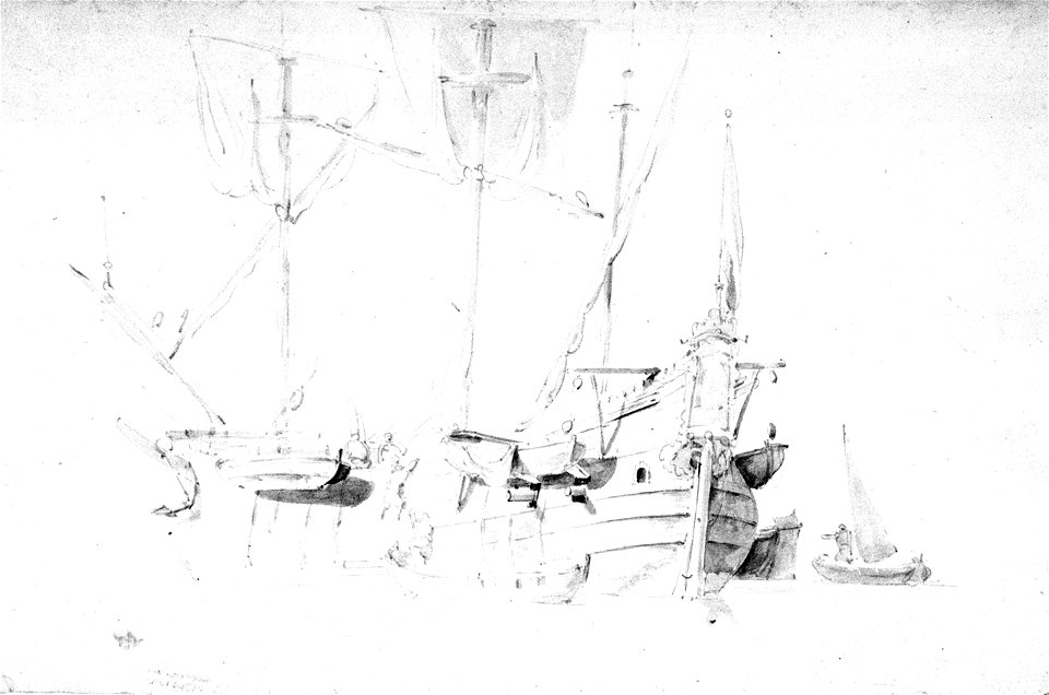 Portrait of a Dutch whaler RMG PW6847