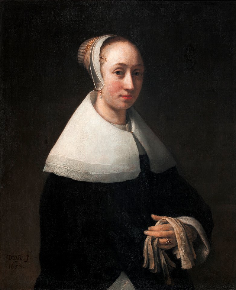 Portrait of a woman, by Willem Drost