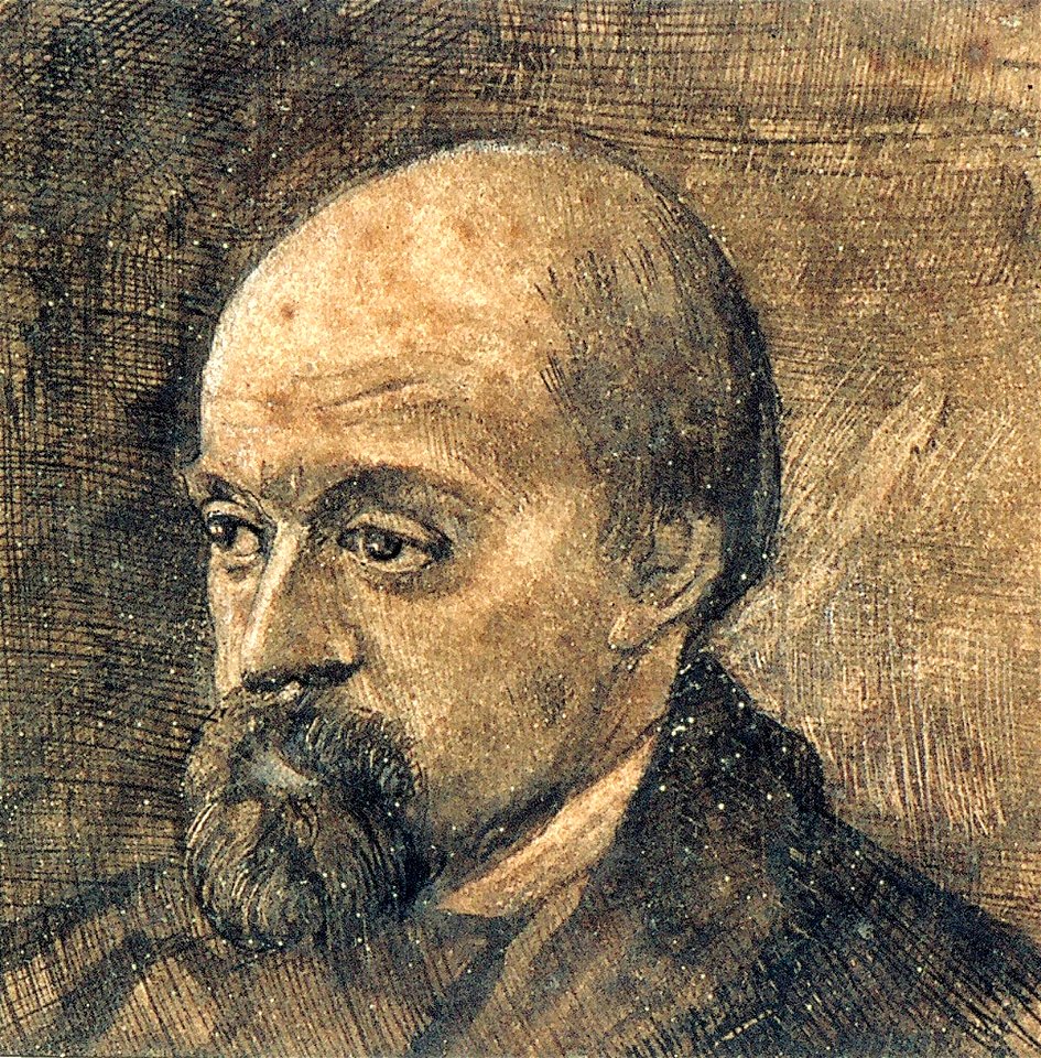 Portrait of a Man (Lodewijk van Deyssel) by Theo van Doesburg AB4292