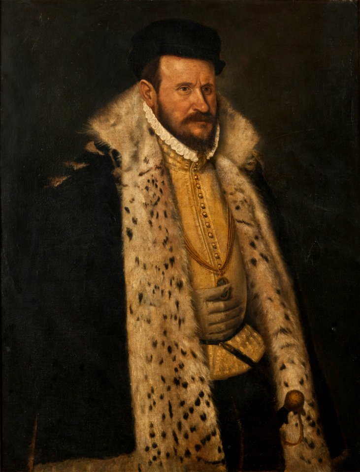 Portrait of a Man in a Furlined Coat - Nationalmuseum - 19906