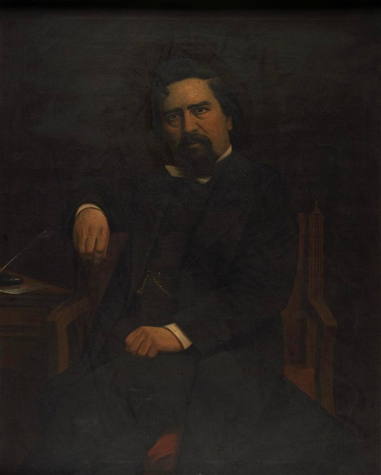 Portrait of a bearded minister