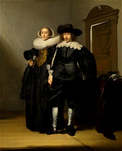 Portrait of a Married Couple by Pieter Codde Mauritshuis 857