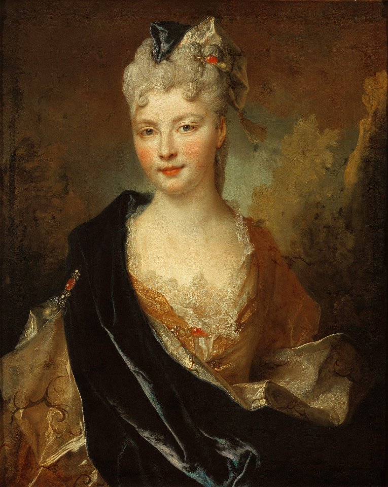 Portrait of a young lady - Largillière 1714