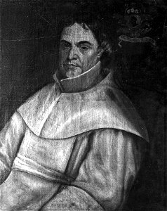 Portrait of Abt Paul de Bruyn (1546-1719) of the Park Abbey, Belgium