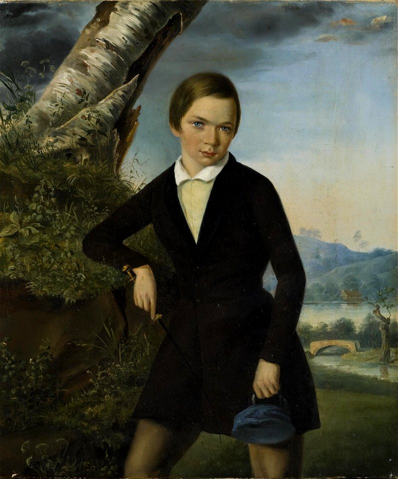 Portrait of Alexander Sokolovsky in Childhood