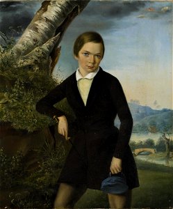 Portrait of Alexander Sokolovsky in Childhood