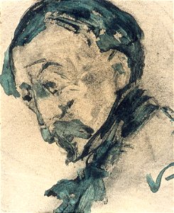 Portrait of a Man with Moustache and Pointed Beard by Theo van Doesburg Centraal Museum AB4226
