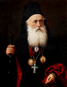 Portrait of a patriarch 19th century. Free illustration for personal and commercial use.
