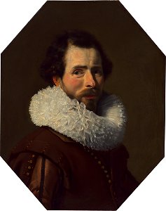 Portrait of a Gentleman Wearing a Fancy Ruff D12830