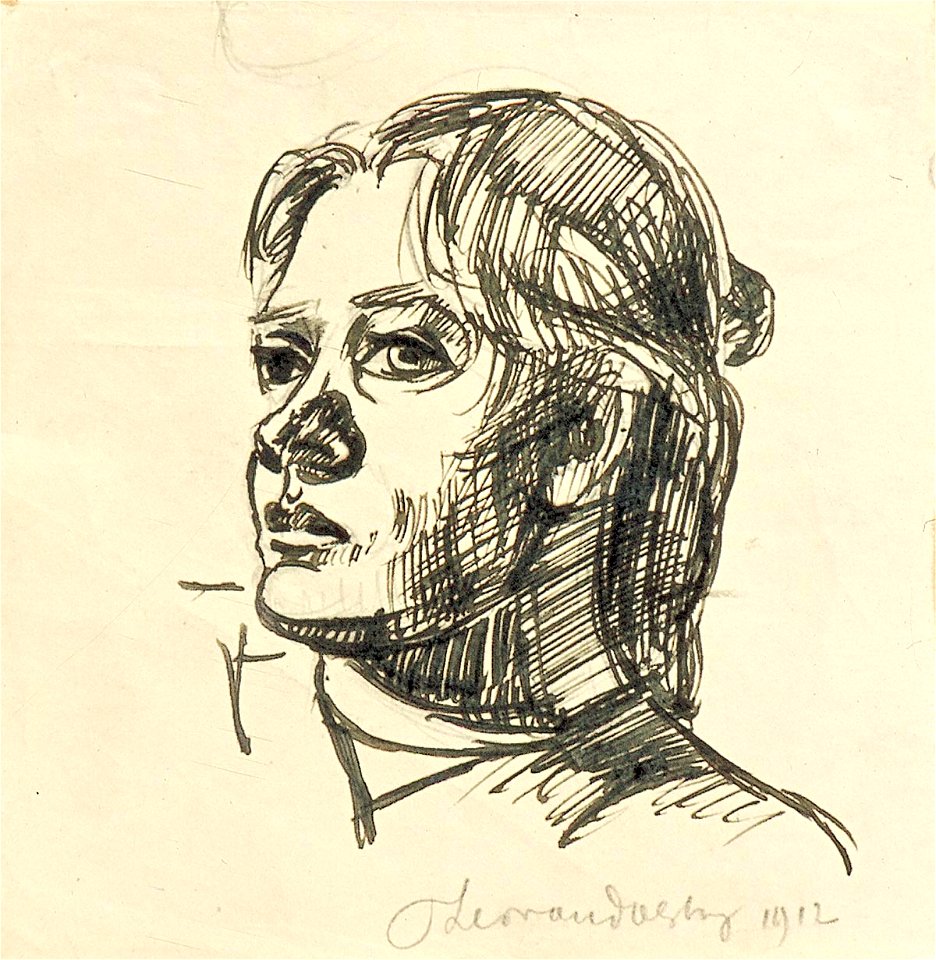 Portrait of a Woman by Theo van Doesburg Centraal Museum AB4497