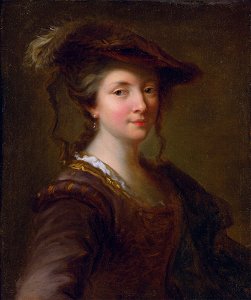 Portrait of a Lady, said to be Louise Julie de Nesle, Comtesse de Mailly by Alexis Grimou. Free illustration for personal and commercial use.